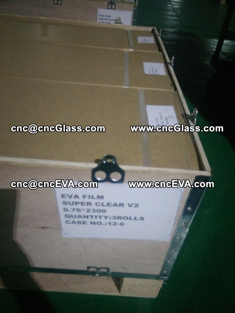 plywood packing of eva interlayer glass film (1)
